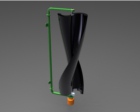 Osiowy generator wiatrowy